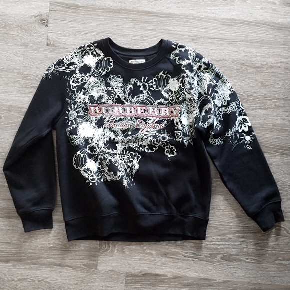 Burberry Other - BURBERRY london england graffiti black sweatshirt